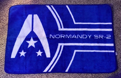 $25 • Buy Mass Effect Normandy SR-2 Bathmat Bath Rug Mat BioWare 36x24 Loot Crate 