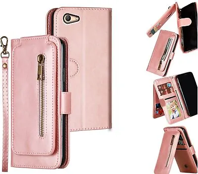 $11.50 • Buy Oppo A59 / F1s Leather Wallet Case 9 Card Vertical Flip & Zip