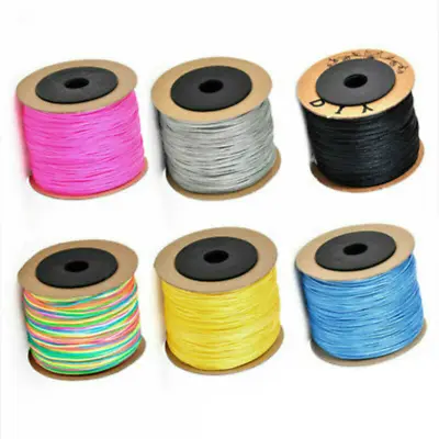 £4.62 • Buy 100M  Chinese Knot Rope For Lace Necklace Bracelet Braided Rope Beaded Thread