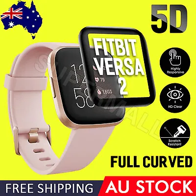 For Fitbit Versa 2 2019 Screen Protector Film Full Soft Guard Coverage Cover OZ • $4.74