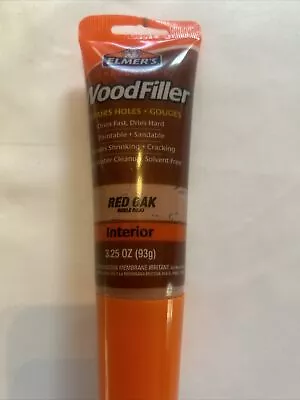 Elmer's Carpenter's Wood Filler 3.25-Ounce Tube Red Oak ~ New ~ • $6.99