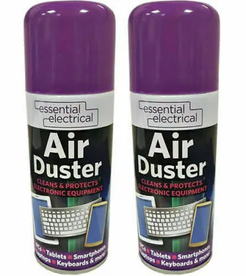 £6.69 • Buy 1 X 200ml Compressed Air Can Duster Spray Protects Cleaner Laptops Keyboards New