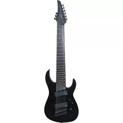 Legator Ninja N9FP 9-String Multi-Scale Guitar Ebony Fretboard Stealth Black • $1099.99