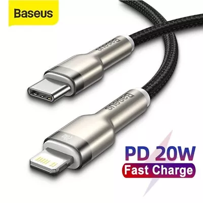 $14.99 • Buy Baseus PD 20W USB C Cable Fast Charging Charger For IPhone 14 13 12 Pro Max Xs