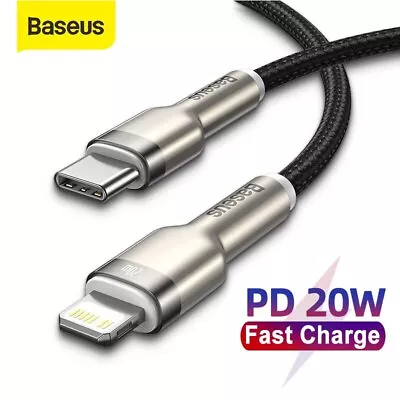 Baseus PD 20W USB C Cable Fast Charging Charger For IPhone 14 13 12 Pro Max Xs • $12.59