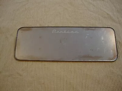 VINTAGE PONTIAC CLIP-ON VANITY VISOR MIRROR - 1950's/60's - LOOK LOOK LOOK !!! • $14.99