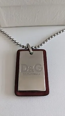 Dolce & Gabbana D&G Dog Tag Necklace Great Condition Jewellery - Gents Necklace  • £55