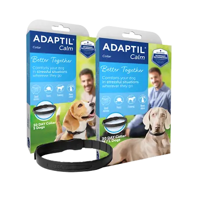 ADAPTIL Calm On-the-Go Collar Helps Dogs Cope With Behavioural Issues - S & M/L • £21