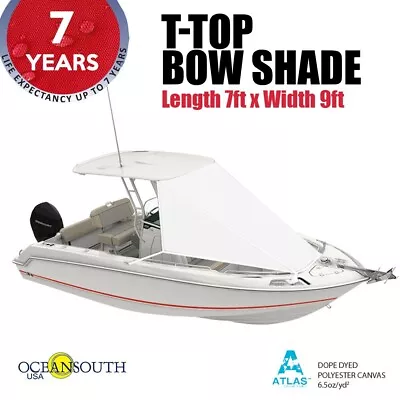 Oceansouth T-TOP BOW SHADE 7ft White • $89.30