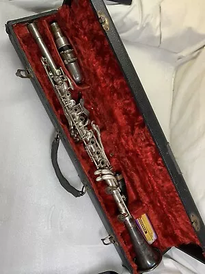 RARE Vintage Student Model Made In USA Silver Plated Metal Clarinet AE3993 • $249.99