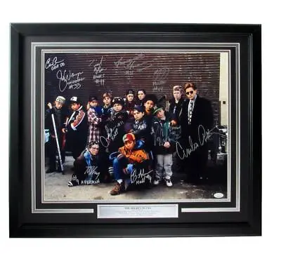 The Mighty Ducks Movie Signed  10 Cast W/ ESTEVEZ 16x20 Photo Framed JSA 166698 • $349