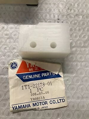 Nos Oem Yamaha Swingarm Chain Tensioner Slider Block Tt500 Xt500 1977 1978 1979 • $25