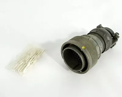 Cannon / Veam CIR06CFZ28-15P-F80 Male Connector Plug W/ Pin Crimp Contacts • $24.99