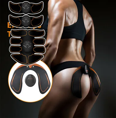 EMS Abs Stimulator Muscle Abdominal Toner Trainer Belt Fitness Workout Equipment • $17.75