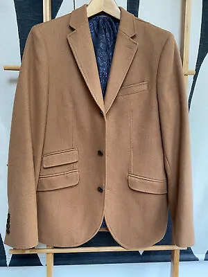 Gabicci Tan Wool Jacket Size 38 • £34.99