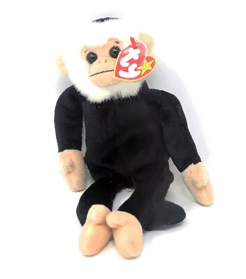 Ty Beanie Baby Mooch The Monkey DOB August 1 1998 Good Used Condition • $7.95