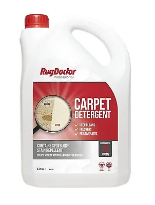 £22 • Buy Rug Doctor Carpet Shampoo Cleaning Detergent Odour Neutralising Carpet Clean 4L