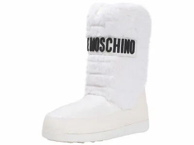 Love Moschino Women's Winter Snow Boots Faux Fur Avorio • $180