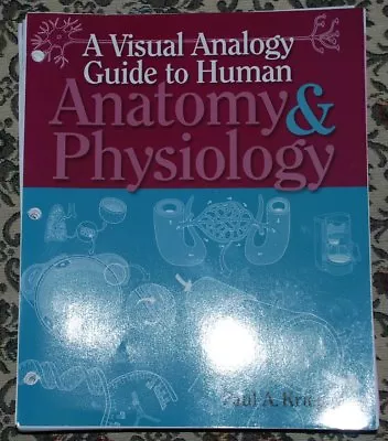 NURSING STUDENTS! *Visual Analogy Guide To Human Anatomy & Physiology* Krieger • $49