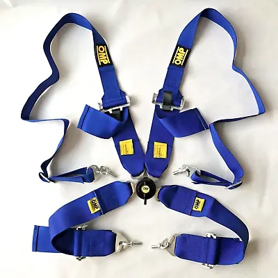 Universal Blue 4 Point Camlock Quick Release Seat Belt Harness 3 W For Racing • $74.99