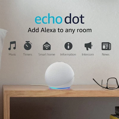 $47.42 • Buy Echo Dot (4Th Gen, 2020 Release) | Smart Speaker With Alexa | Glacier White