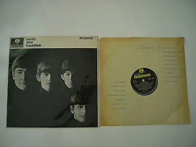 £125 • Buy With The Beatles Mono PMC 1206 1.Label & Sleeve With Rare Correction GOT  A HOLD