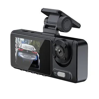 1080P Car 3 Lens Dash Cam Front Rear Inside Video Recorder Camera Night Vision • $42.20