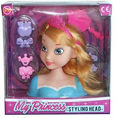 Girls Fashion Hair Styling Dolls Head Glamour Play Set Kids Childs Toy New Boxed • £6.95