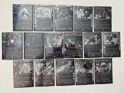 MTG Complete Set (16) *STEP & COMPLEAT FOIL* MANGA Showcase NM/MT Phyrexia: ONE • $199.99