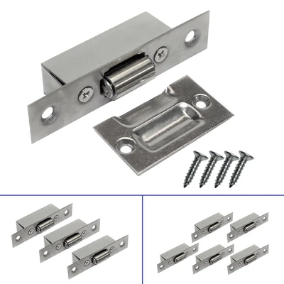 £5.97 • Buy Roller Catch Mortice Door Spring Adjustable Ball Latch Stainless Steel Satin 3 5