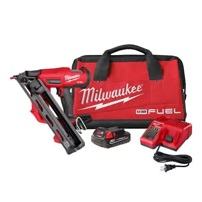 Milwaukee 2839-21CT M18 FUEL 18V 15 Guage Cordless Finish Nailer Kit • $379.05