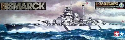Tamiya 1/350 German Battleship Bismarck With Stand TC 78013 • £59.99