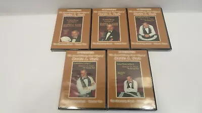 DVD Lot Martin A Nash The Charming Cheat Magic Vol-1-5 DVD's Brand NEW (SEALED) • $49.99