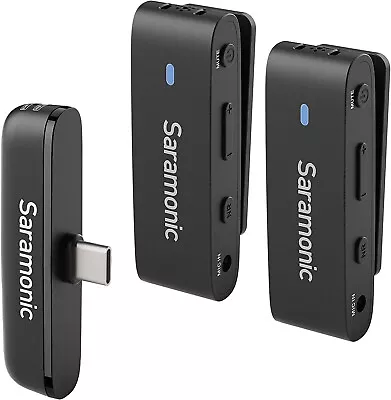 Saramonic Blink300 B6 Wireless Microphone USB C Android Phone Clip-on Lavalier • $103.90