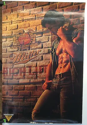 Vintage 30  X 20  Miller High Lift Hot Guy Poster • $12.60