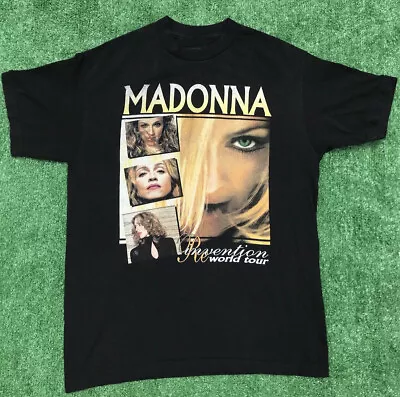 Rare Madonna  Reinvention Tour Cotton Black Men S-234XL T-Shirt • $18.99