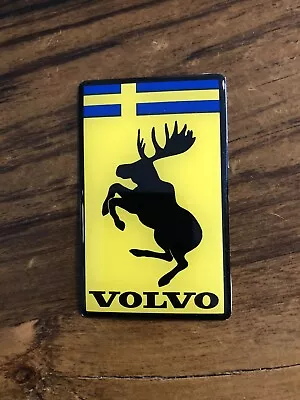 GENUINE Discontinued Original Prancing Moose VOLVO 3” Poly Gel Dome Decal • $12