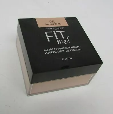 Maybelline Fit Me! 25 Medium Loose Finishing Powder Foundation .7 Oz NEW • $11.99