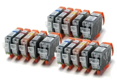 CLI-8 + PGI5BK - 15 Compatible Printer Ink Cartridges CL18 / PG15 • £17.98