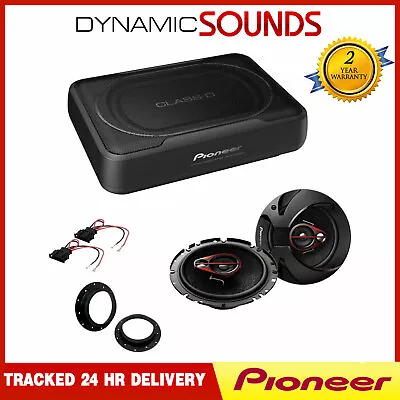 £214.99 • Buy Pioneer Under Seat Active Subwoofer & 500w Speaker Upgrade Kit For VW T5.1 T6