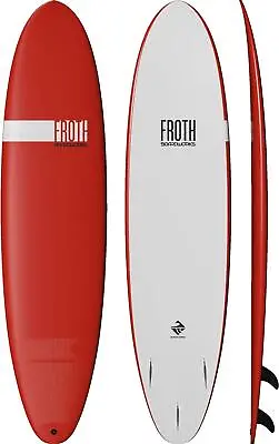 8' Foot Boardworks Froth Soft Top Surfboard Longboard Surf Board Papaya AR700 • $349.95