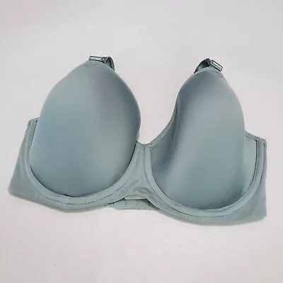 Wacoal Women Bra 34DDD Blue Flawless Comfort Contour Underwire Adjustable Straps • $10.92