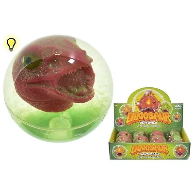 Dinosaur Light Up Bounce Ball (One At Random) • £7.99