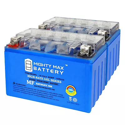 Mighty Max YTX9-BS GEL Battery Replaces Kawasaki KLR650 Adv Trav. 23 - 2 Pack • $64.99