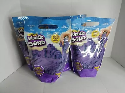 Spinmaster Kinetic Sand 2lb Purple Violet Play Sand Magical Flowing Lot Of 4 • $29.96