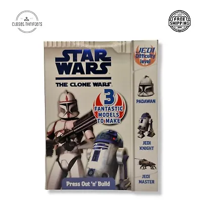 Star Wars The Clone Wars: Press Out And Build 3 Models • $34.99