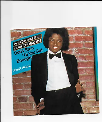 1983 Michael Jackson Don't Stop 'til You Get Enough 45 RPM UK Red Vinyl MJ1-1  • $31.96