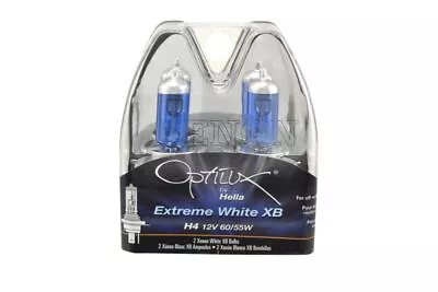 Hella Optilux 12V 60/55W H4/9003 P43t Extreme White XB Bulb (Pair) • $34.93