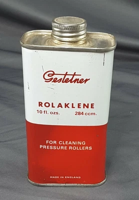 £9.80 • Buy Gestetner ROLOKLENE Pressure Roller Cleaning Oil Duplicator Copy Machine