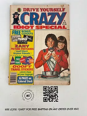 Crazy # 49 Marvel Comic Book Magazine Robin Williams Cover Idiot Special 6 J215 • $10.40